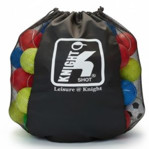 Knight Shot Ball Carry Bag – Black – Polyester Fabric with Strap