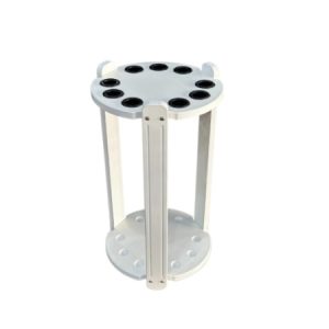Knight Shot Cue Stand Round 9pcs White Finishing