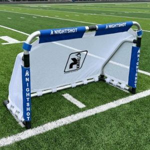 Knight Shot Foldable Aluminium Goal Post | Blue & White