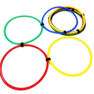 Knight Shot Football Hula Hoops Speed Ladder Set (12pcs) | 18" Diameter