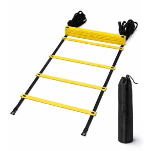 Knight Shot Football Premium Speed Ladder | 4M & 8M | 16" Wide Flat
