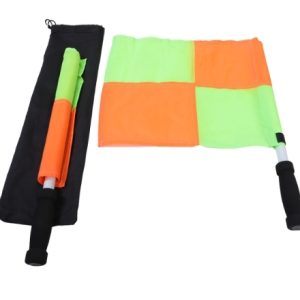 Knight Shot Football Referee Flag | F. Green & Orange