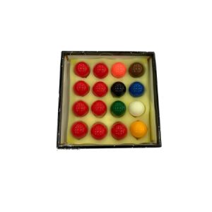 Knight Shot Snooker 17-Pc Ball Set - 38mm | A Grade
