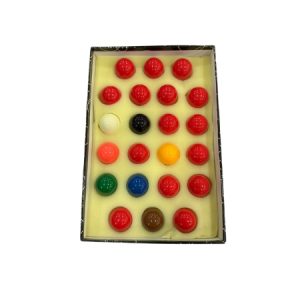 Knight Shot Snooker 22-Pc Ball Set - 38 mm | A Grade