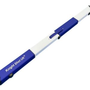 Knight Shot Snooker Hard Case 48" | Blue White PU Leather | For 2pc & 3/4 Jointed Cues | UAE