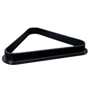 Knight Shot Pool Triangle Plastic 2" Black