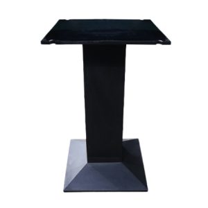 Knight Shot Square Bar Table 36 Inch – Black Finish