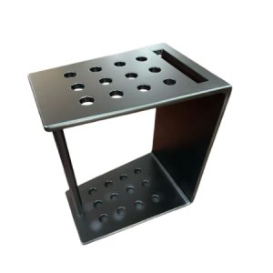 Knight Shot Trapezoid 1 Cue Stand | 12pcs Cue + Triangle Holder | Matte Black