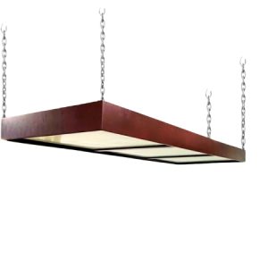 Knight Shot Pool LED Light | 1 Piece Mahogany Finish