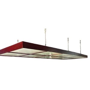 Knight Shot Snooker 1PC LED Light | Matte Mahogany | Professional Snooker Lighting