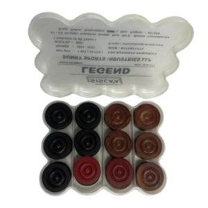 Knight Shot – Siscaa Legend Carrom Coins 6.7mm - Plastic Box