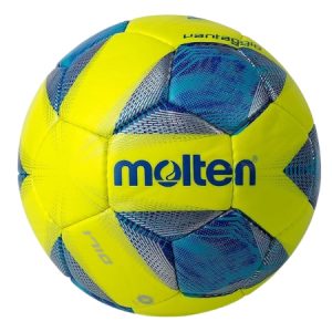 Molten F5A1710 Yellow Football – Hand Sewn - Size 5 - Synthetic Leather Match Ball