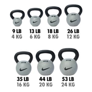 Nike Strength Rubber Coated Kettlebell | Smoke Grey