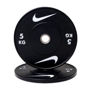 Nike Strength Rubber Bumper Plate | Black/ White