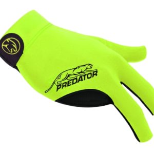 Predator Second Skin Right Hand Billiard Glove | Open Fingers | Neon Green/Black
