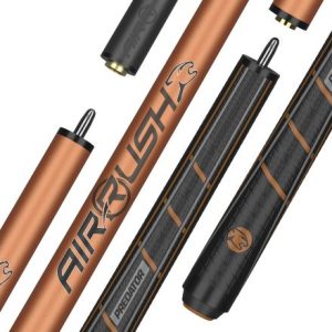 Predator Air Rush Tiger Eye Rose Gold Jump Cue - Sport Wrap