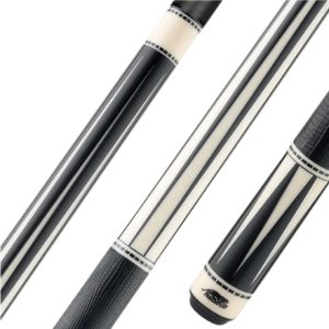 Predator LE True Splice Artisan Ebony & Ivorine Pool Cue with Black Leather Wrap – Radial Joint
