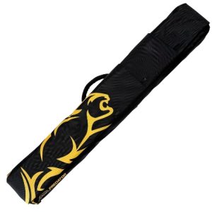 Predator Sport Backpack Pool Cue Case 3B x 5S Black & Yellow Hard Case