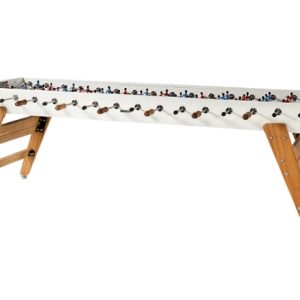 RS Barcelona MAX Foosball Table – Steel Frame with Iroko Wood Legs