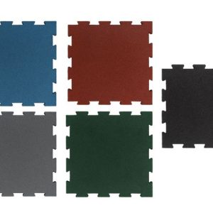 Interlocking Outdoor Rubber Flooring Tiles 50X50CM | 20MM Thickness