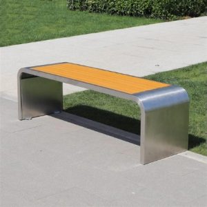 Outdoor Bench – 150 × 42 × 42 cm Spray-Painted Park Seating Bench