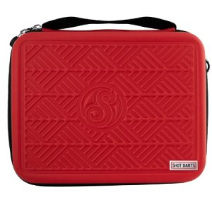 Shot Darts Mega Tactical Dart Case Red – Extra Capacity Heavy Duty Dart Protection