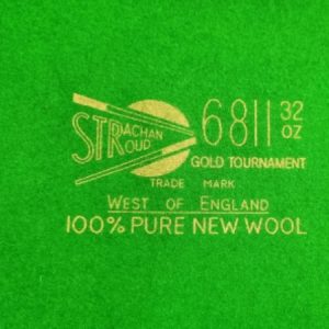 Strachan UK 6811 Tournament Snooker Cloth 32oz – Full Set for 12ft Tables | Professional Quality for Premium Performance