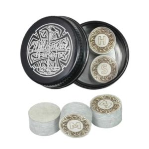 Talisman Trinity Snooker Cue Tips Undomed 10mm | 3pcs Per Pack | Professional Snooker Tips