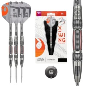 Target Darts Star Wars X-Wing 90% Tungsten 22g SP Steel Tip Darts