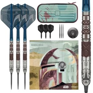 Target Darts Star Wars Mandalorian 95% Tungsten 22g SP Steel Tip Darts