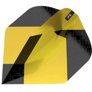 Target Tag Black & Yellow No.2 Dart Flight