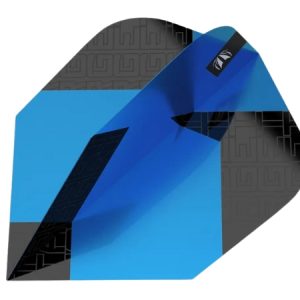 Target Tag Black & Blue No.2 Dart Flights - Professional 100-Micron Flights