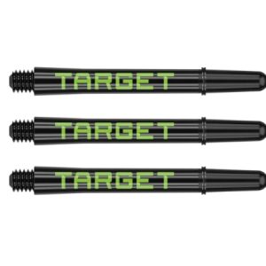 Target Pro Grip Tag Black-Green Dart Shaft - Intermediate