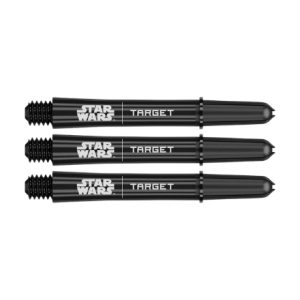 Target Pro Grip Star Wars Intermediate & Medium Black Dart Shafts – Bagged 2025