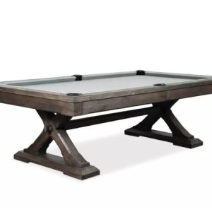 Presidential Kariba Billiard Table | Charcoal Brown Finishing | Drop Pockets | 7ft & 8ft