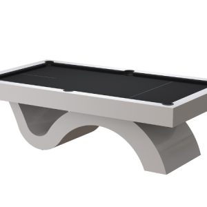Bilhares Carrinho Sigma Pool Table – 8ft | Lacquered White Finish with Black Cloth