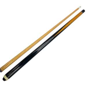 Knight Shot Billiard Cue 48″ 2PC Black House - Maple Shaft