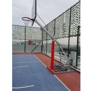 Portable Streetball Basketball Post – Galvanized Steel Mobile Type