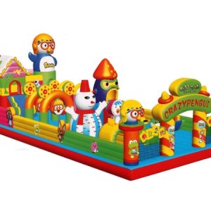 Inflatable Playground – 14 x 7 x 5.5m Commercial-Grade Outdoor Fun Zone | Knight Shot UAE