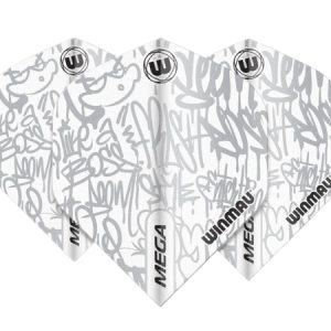 Winmau Mega Standard White Dart Flights