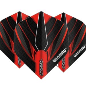 Winmau Prism Alpha Standard Red & Black Dart Flights