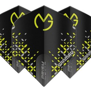 Winmau Prism Delta MvG Design Black, Green & Grey Dart Flights