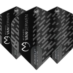 Winmau Prism Delta MvG Black & Grey Dart Flights
