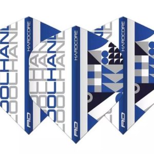 Red Dragon Hardcore Cool Hand Stack White & Blue Dart Flights