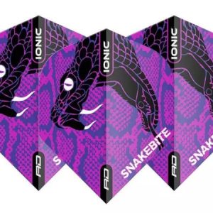 Red Dragon Peter Wright Snakebite Ionic Snake Head Purple Dart Flights