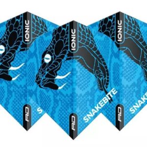 Red Dragon Peter Wright Snakebite Ionic Snake Head Blue Dart Flights