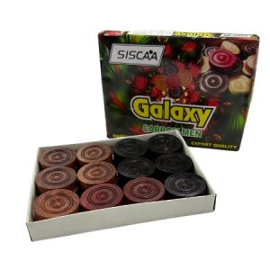 Knight Shot – Siscaa Galaxy Carrom Coins 8mm - Cardboard Box