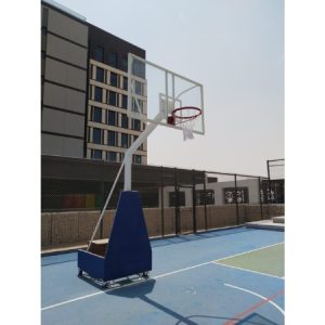 Basketball Post Movable with Padding – Professional System