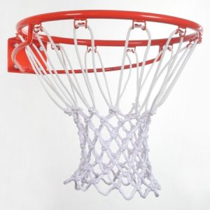 Basketball Net 8mm Thick – White Nylon Replacement Net | Outdoor & Indoor Hoop