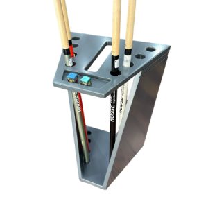 Knight Shot Triangle Cue Stand | 8 Cue Holder Matte Grey | UAE